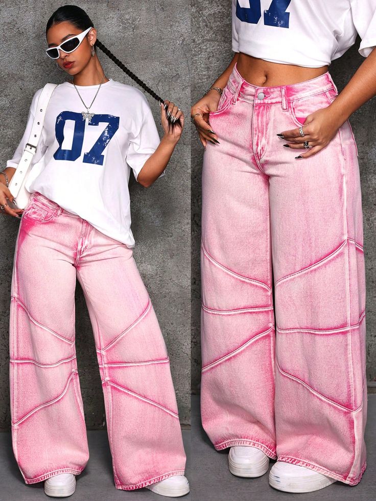 Women wide leg jeans